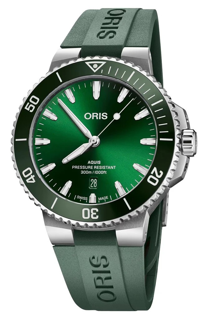 Часы ORIS  Мужские швейцарские часы, автоматический механизм, сталь, 43,5 мм